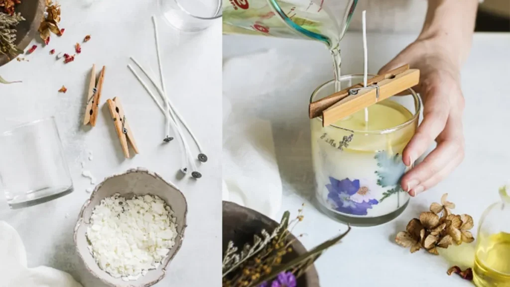 Khi cắt bấc, nên để lại khoảng 0,5–1 cm để hạn chế khói đen khi đốt.