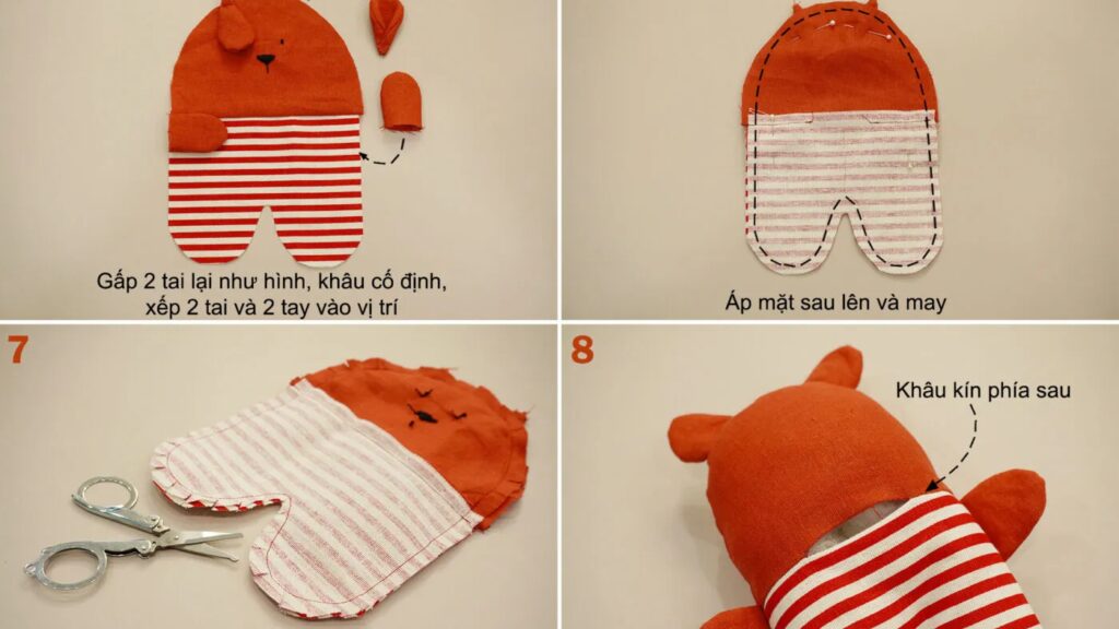 Cách làm gấu bông handmade đơn giản ngay tại nhà