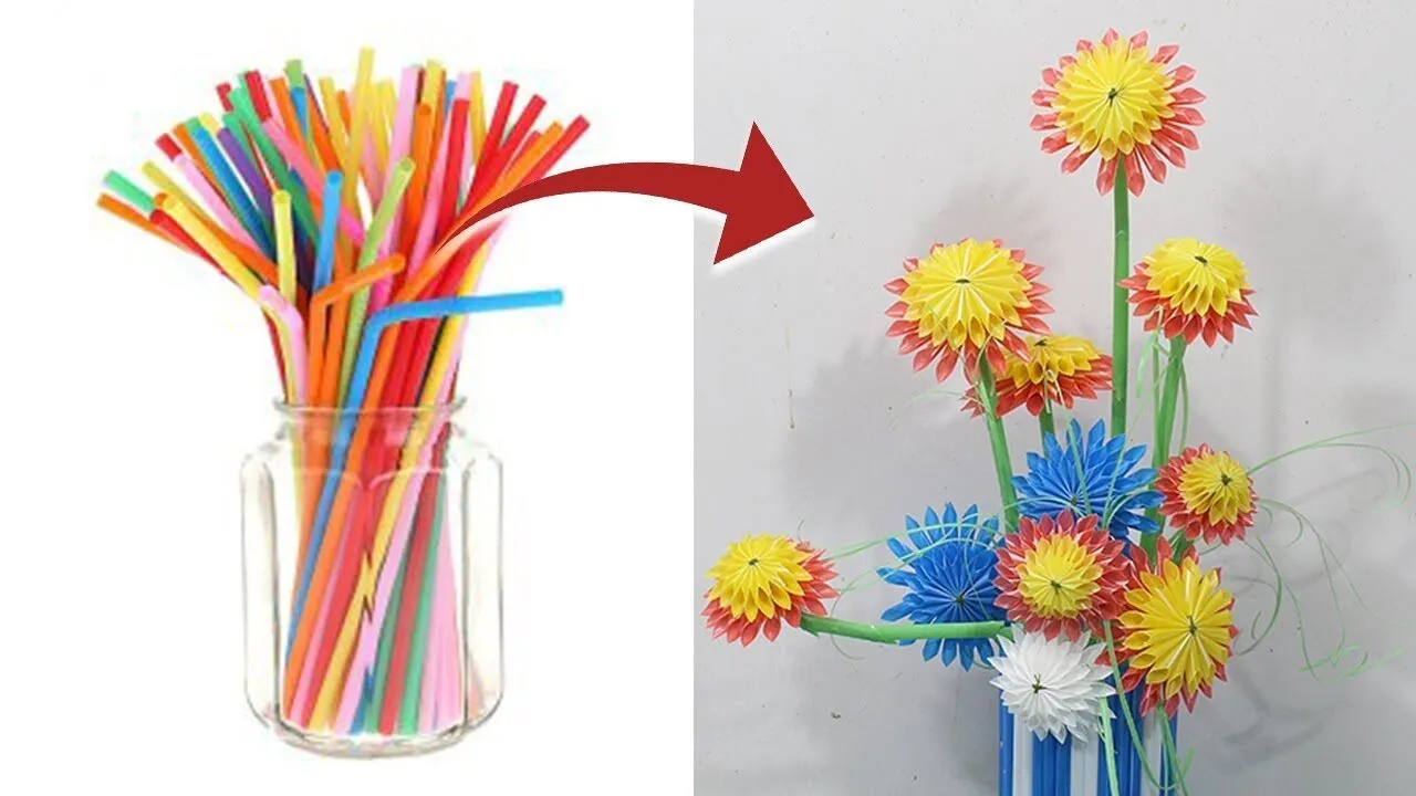 Ống hút tạo ra các sản phẩm handmade đẹp mắt, thú vị