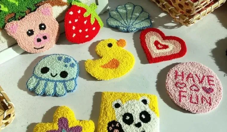 Các miếng lót đồ handmade với hình thù dễ thương